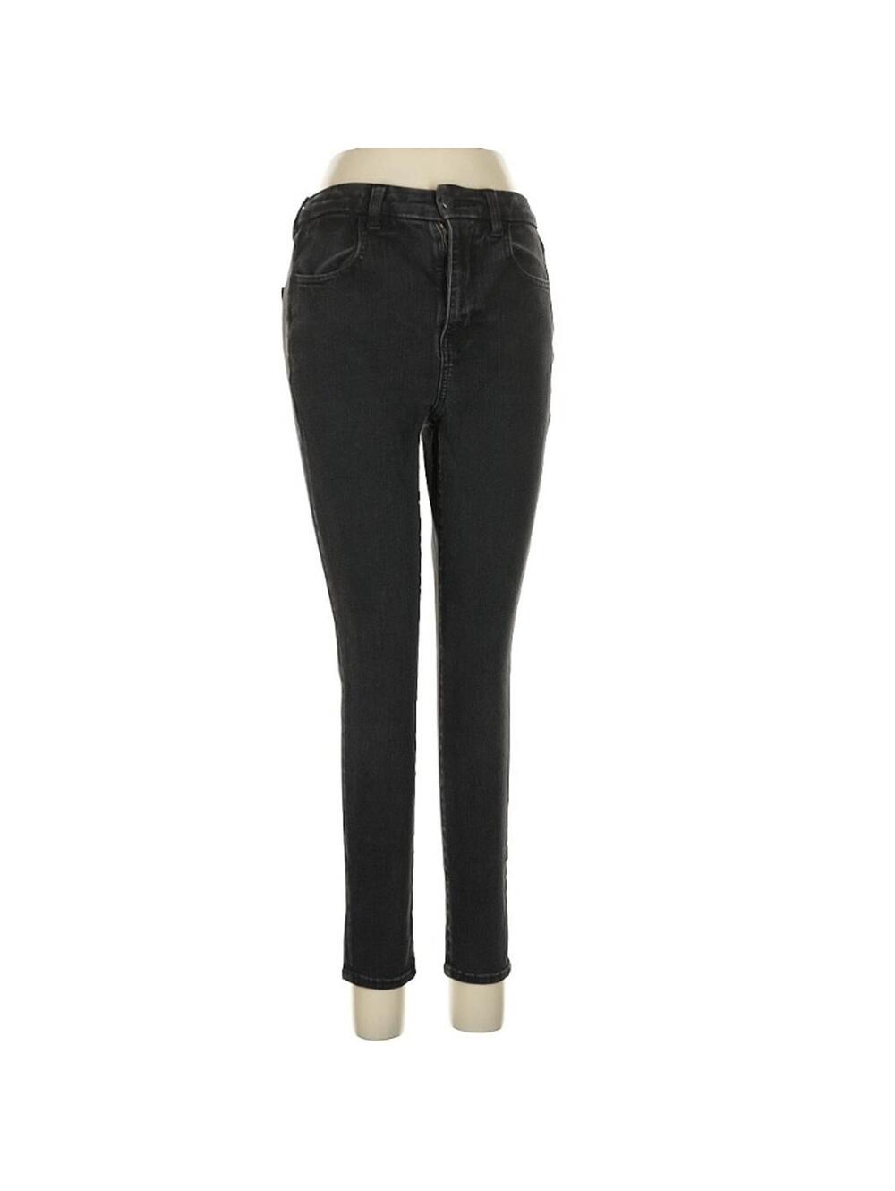 American Eagle Outfitters Black Denim Skinny Jeans 6 Short